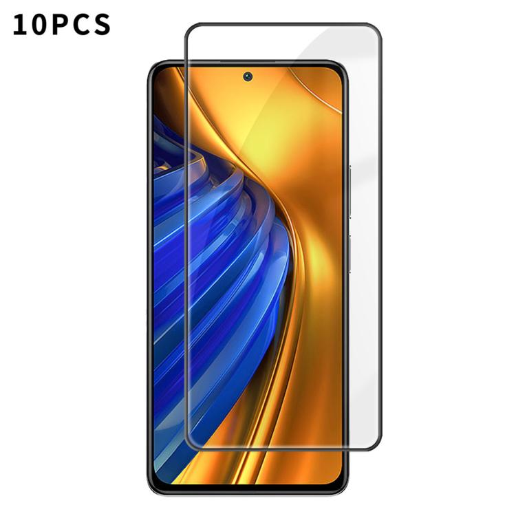 10pcs Kalebol High-Aluminum Screen-Printed Full-Coverage Anti-Fingerprint Black-Bordered HD Tempered Glass Film, For Xiaomi Poco C81 Pro 4G, For Xiaomi 17T 5G, For Xiaomi 17 Ultra, For Xiaomi 17 Pro Max, For Xiaomi 17 Pro, For Xiaomi 17                ...