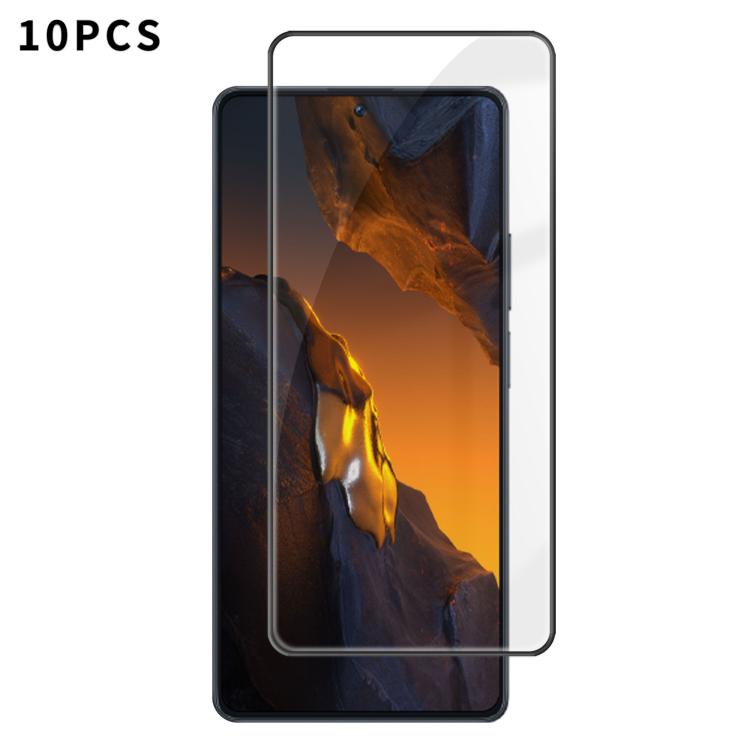 10pcs Kalebol High-Aluminum Screen-Printed Full-Coverage Anti-Fingerprint Black-Bordered HD Tempered Glass Film, For Xiaomi Poco M8 Power 5G, For Xiaomi 17T Pro 5G, For Xiaomi Poco C81 Pro 4G, For Xiaomi 17T 5G, For Xiaomi 17 Ultra, For Xiaomi 17 Pro M...