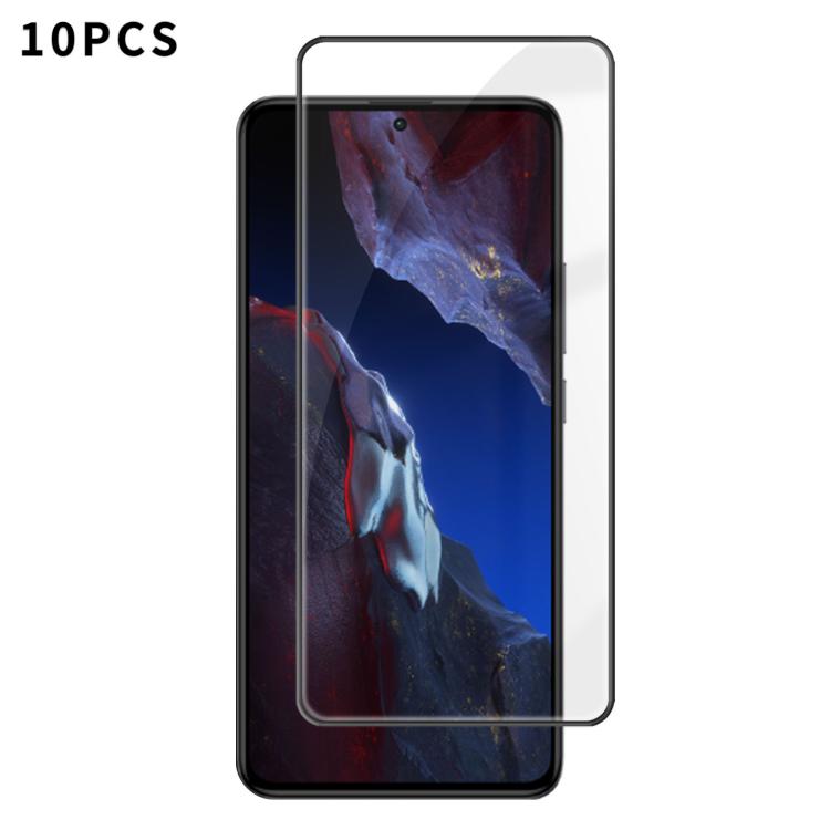 10pcs Kalebol High-Aluminum Screen-Printed Full-Coverage Anti-Fingerprint Black-Bordered HD Tempered Glass Film, For Xiaomi Poco C81 Pro 4G, For Xiaomi 17T 5G, For Xiaomi 17 Ultra, For Xiaomi 17 Pro Max, For Xiaomi 17 Pro, For Xiaomi 17                ...