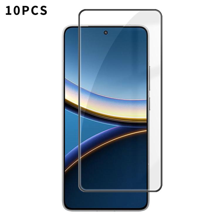 10pcs Kalebol High-Aluminum Screen-Printed Full-Coverage Anti-Fingerprint Black-Bordered HD Tempered Glass Film, For Xiaomi Poco M8 Power 5G, For Xiaomi 17T Pro 5G, For Xiaomi Poco C81 Pro 4G, For Xiaomi 17T 5G, For Xiaomi 17 Ultra, For Xiaomi 17 Pro M...