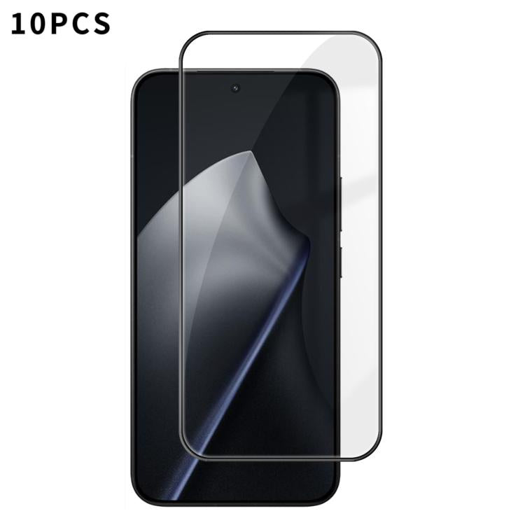 10pcs Kalebol High-Aluminum Screen-Printed Full-Coverage Anti-Fingerprint Black-Bordered HD Tempered Glass Film, For Xiaomi Poco M8 Power 5G, For Xiaomi 17T Pro 5G, For Xiaomi Poco C81 Pro 4G, For Xiaomi 17T 5G, For Xiaomi 17 Ultra, For Xiaomi 17 Pro M...