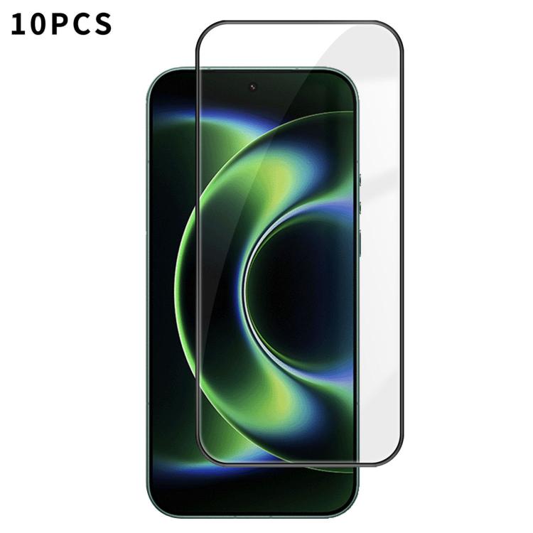 10pcs Kalebol High-Aluminum Screen-Printed Full-Coverage Anti-Fingerprint Black-Bordered HD Tempered Glass Film, For Xiaomi Poco M8 Power 5G, For Xiaomi 17T Pro 5G, For Xiaomi Poco C81 Pro 4G, For Xiaomi 17T 5G, For Xiaomi 17 Ultra, For Xiaomi 17 Pro M...