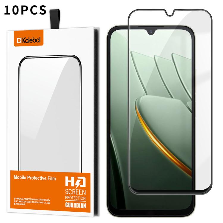 10pcs Kalebol High-Aluminum Screen-Printed Full-Coverage Anti-Fingerprint Black-Bordered HD Tempered Glass Film, For Xiaomi Poco C81 Pro 4G, For Xiaomi 17T 5G, For Xiaomi 17 Ultra, For Xiaomi 17 Pro Max, For Xiaomi 17 Pro, For Xiaomi 17                ...