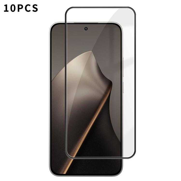 10pcs Kalebol High-Aluminum Screen-Printed Full-Coverage Anti-Fingerprint Black-Bordered HD Tempered Glass Film, For Xiaomi Poco M8 Power 5G, For Xiaomi 17T Pro 5G, For Xiaomi Poco C81 Pro 4G, For Xiaomi 17T 5G, For Xiaomi 17 Ultra, For Xiaomi 17 Pro M...