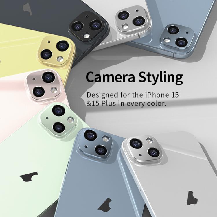 XDcase Titanium Alloy Hollow Camera Lens Protector, For iPhone 14 Pro / 14 Pro Max