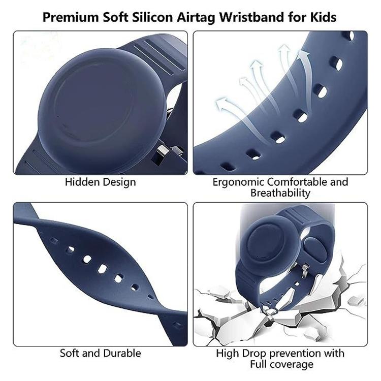 xDfind Silicone Band Style Anti-lost Tracker Protective Cover, For AirTag 2nd Gen / AirTag 1st Gen