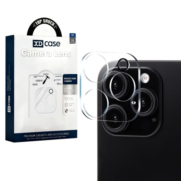 XDcase Transparent Integrated Tempered Glass Camera Film, For iPhone 17 Pro Max, For iPhone 17 Pro, For iPhone 17, For iPhone Air, For iPhone 16 Pro / 16 Pro Max, For iPhone 16 / 16 Plus, For iPhone 15 Pro / 15 Pro Max, For iPhone 15 / 15 Plus         ...