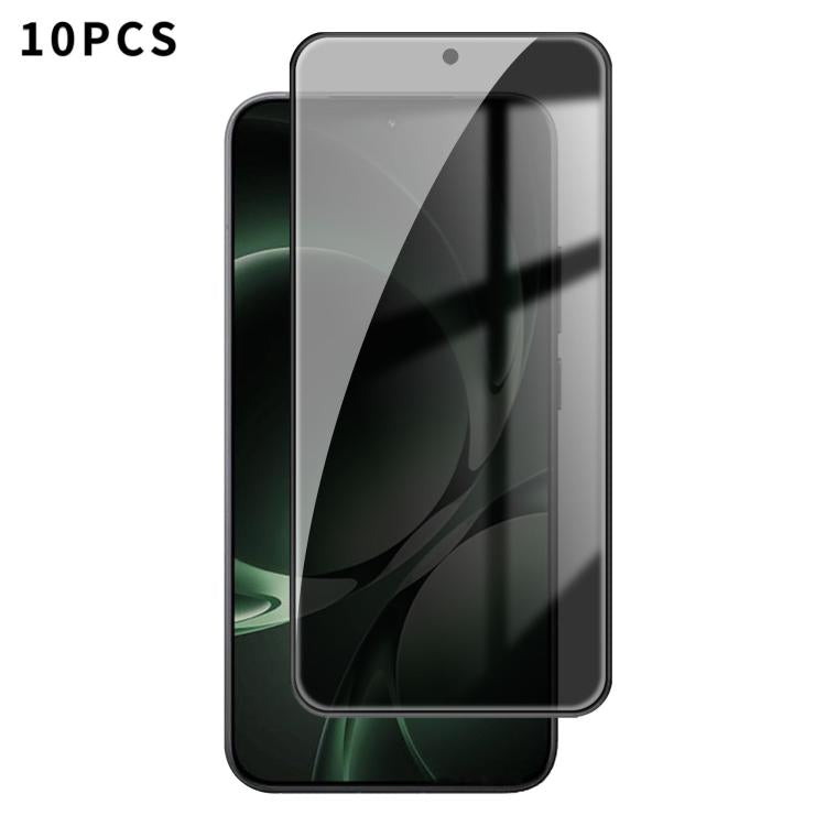 10pcs Kalebol High-Aluminum Screen-Printed Full-Coverage Black-Border Privacy Tempered Glass Film, For Redmi A7 Pro 171mm / Poco C85x 5G, For Redmi R70m 5G, For Redmi R70 5G, For Redmi Turbo 5 Pro Max / Poco X8 Pro Max                                  ...