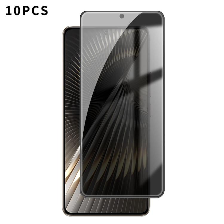 10pcs Kalebol High-Aluminum Screen-Printed Full-Coverage Black-Border Privacy Tempered Glass Film, For Redmi A7 Pro 171mm / Poco C85x 5G, For Redmi R70m 5G, For Redmi R70 5G, For Redmi Turbo 5 Pro Max / Poco X8 Pro Max                                  ...