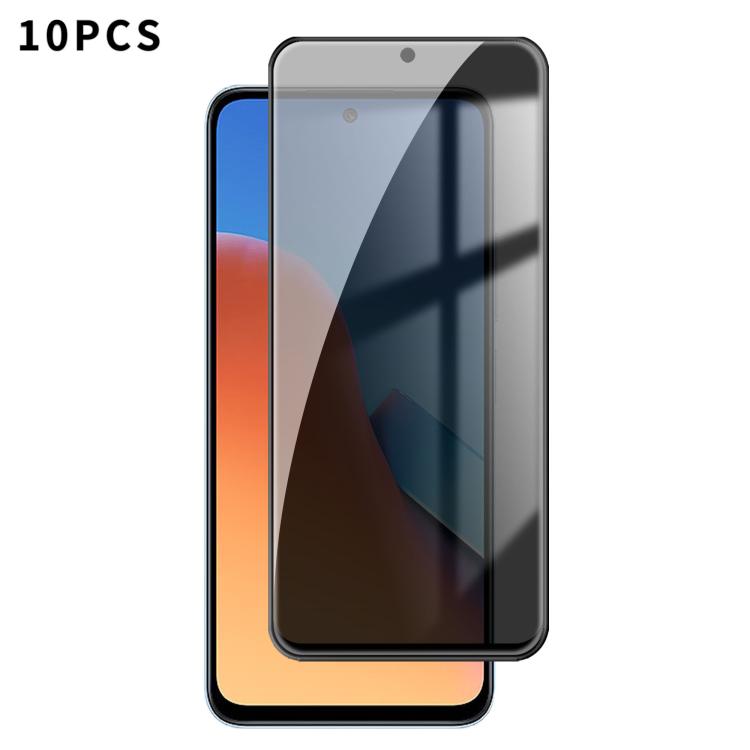 10pcs Kalebol High-Aluminum Screen-Printed Full-Coverage Black-Border Privacy Tempered Glass Film, For Redmi A7 Pro 171mm / Poco C85x 5G, For Redmi R70m 5G, For Redmi R70 5G, For Redmi Turbo 5 Pro Max / Poco X8 Pro Max                                  ...