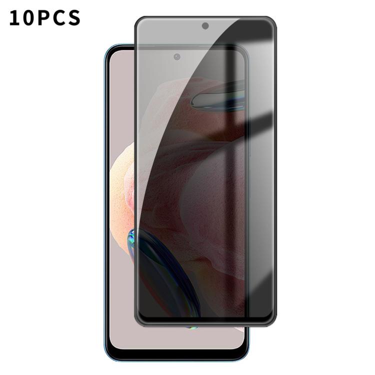 10pcs Kalebol High-Aluminum Screen-Printed Full-Coverage Black-Border Privacy Tempered Glass Film, For Redmi A7 Pro 171mm / Poco C85x 5G, For Redmi R70m 5G, For Redmi R70 5G, For Redmi Turbo 5 Pro Max / Poco X8 Pro Max                                  ...