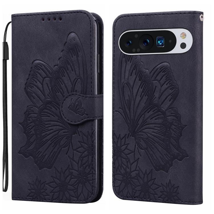 Retro Skin Feel Butterflies Embossing Horizontal Flip Leather Phone Case, For Google Pixel 11 Pro XL, For Google Pixel 11 / 11 Pro, For Google Pixel 10a, For Google Pixel 9 Pro XL / 10 Pro XL, For Google Pixel 9 / 10 Pro