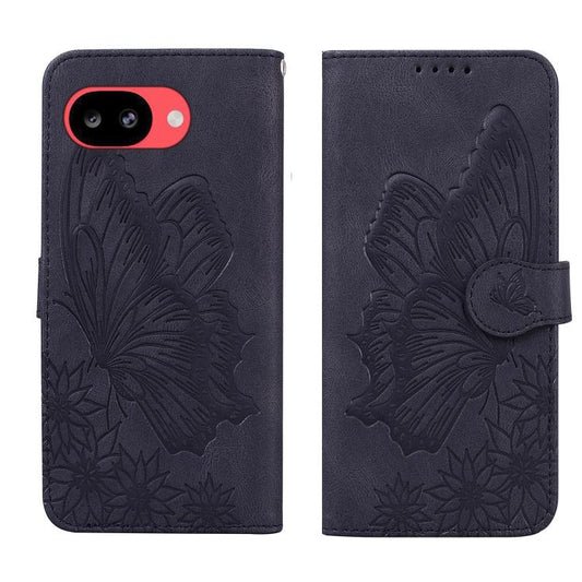 Retro Skin Feel Butterflies Embossing Horizontal Flip Leather Phone Case, For Google Pixel 10a, For Google Pixel 9 Pro XL / 10 Pro XL, For Google Pixel 9 / 10 Pro