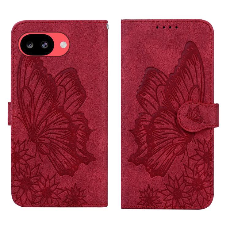 Retro Skin Feel Butterflies Embossing Horizontal Flip Leather Phone Case, For Google Pixel 11 Pro XL, For Google Pixel 11 / 11 Pro, For Google Pixel 10a, For Google Pixel 9 Pro XL / 10 Pro XL, For Google Pixel 9 / 10 Pro