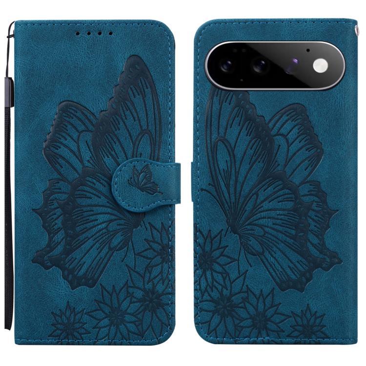 Retro Skin Feel Butterflies Embossing Horizontal Flip Leather Phone Case, For Google Pixel 11 Pro XL, For Google Pixel 11 / 11 Pro, For Google Pixel 10a, For Google Pixel 9 Pro XL / 10 Pro XL, For Google Pixel 9 / 10 Pro