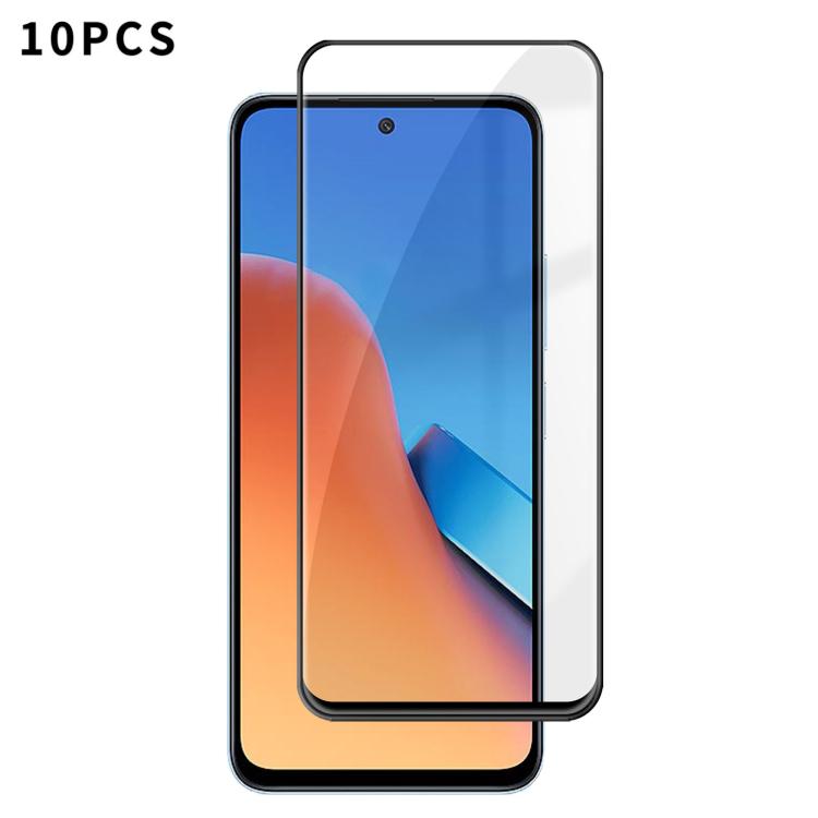 10pcs Kalebol High-Aluminum Screen-Printed Full-Coverage Anti-Fingerprint Black-Bordered HD Tempered Glass Film, For Redmi A7 Pro 171mm / Poco C85x 5G, For Redmi R70m 5G, For Redmi R70 5G, For Redmi Turbo 5 Pro Max / Poco X8 Pro Max                    ...