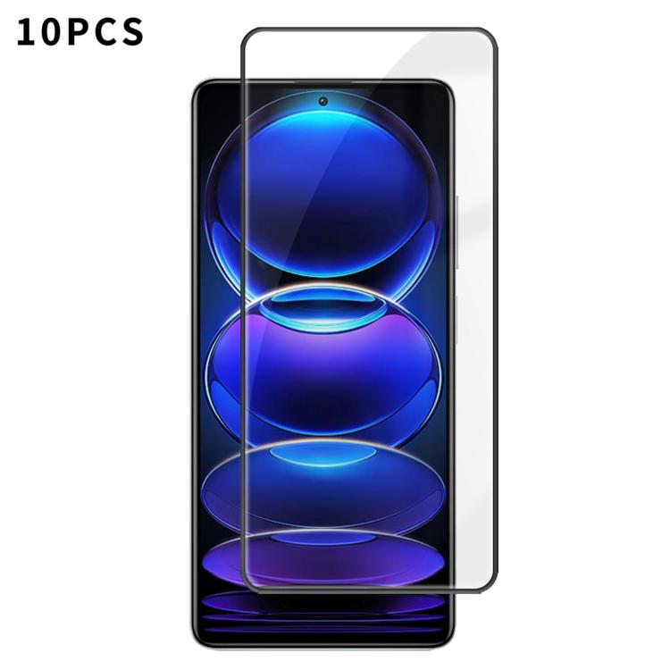 10pcs Kalebol High-Aluminum Screen-Printed Full-Coverage Anti-Fingerprint Black-Bordered HD Tempered Glass Film, For Redmi A7 Pro 171mm / Poco C85x 5G, For Redmi R70m 5G, For Redmi R70 5G, For Redmi Turbo 5 Pro Max / Poco X8 Pro Max                    ...