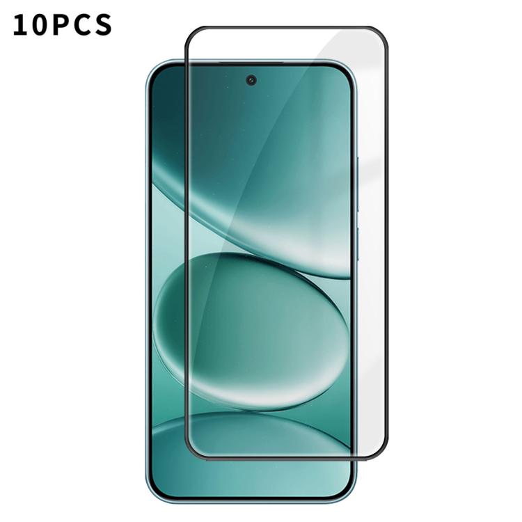 10pcs Kalebol High-Aluminum Screen-Printed Full-Coverage Anti-Fingerprint Black-Bordered HD Tempered Glass Film, For Redmi A7 Pro 171mm / Poco C85x 5G, For Redmi R70m 5G, For Redmi R70 5G, For Redmi Turbo 5 Pro Max / Poco X8 Pro Max                    ...