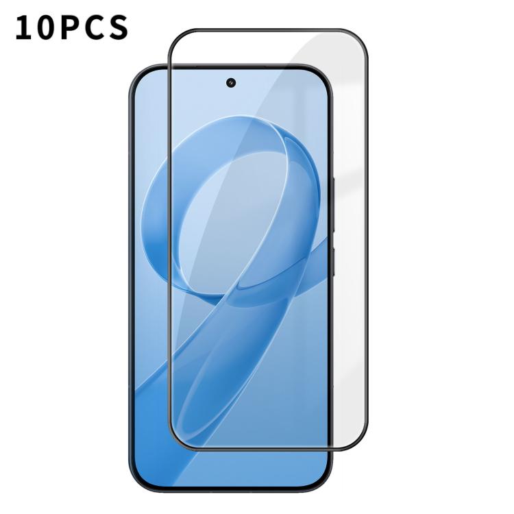 10pcs Kalebol High-Aluminum Screen-Printed Full-Coverage Anti-Fingerprint Black-Bordered HD Tempered Glass Film, For Redmi A7 Pro 171mm / Poco C85x 5G, For Redmi R70m 5G, For Redmi R70 5G, For Redmi Turbo 5 Pro Max / Poco X8 Pro Max                    ...