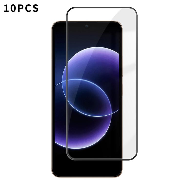 10pcs Kalebol High-Aluminum Screen-Printed Full-Coverage Anti-Fingerprint Black-Bordered HD Tempered Glass Film, For Redmi Note 17 Pro Max 5G Global 163mm, For Redmi Note 17 Pro 5G Global 163mm, For Redmi Note 17 5G Global 171mm                        ...