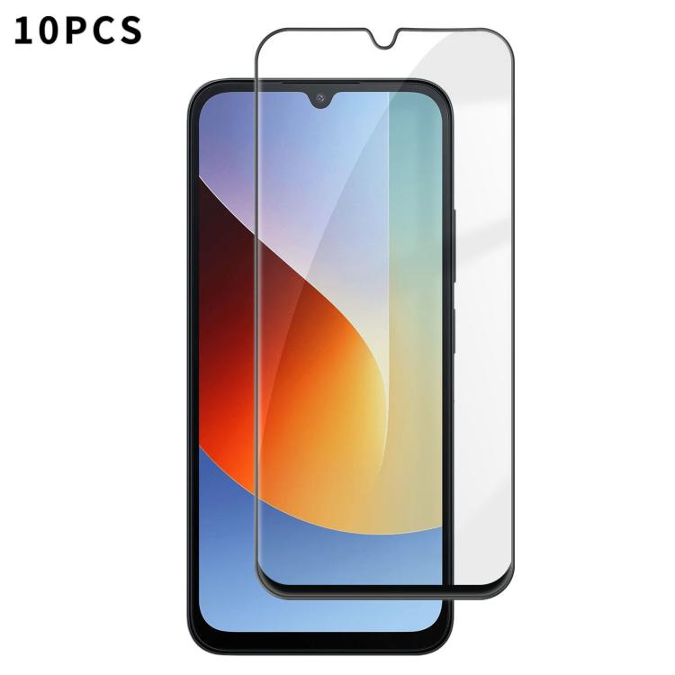 10pcs Kalebol High-Aluminum Screen-Printed Full-Coverage Anti-Fingerprint Black-Bordered HD Tempered Glass Film, For Redmi Note 17 Pro Max 5G Global 163mm, For Redmi Note 17 Pro 5G Global 163mm, For Redmi Note 17 5G Global 171mm                        ...