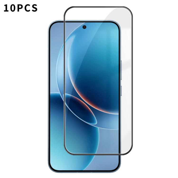 10pcs Kalebol High-Aluminum Screen-Printed Full-Coverage Anti-Fingerprint Black-Bordered HD Tempered Glass Film, For Redmi Note 17 Pro Max 5G Global 163mm, For Redmi Note 17 Pro 5G Global 163mm, For Redmi Note 17 5G Global 171mm                        ...