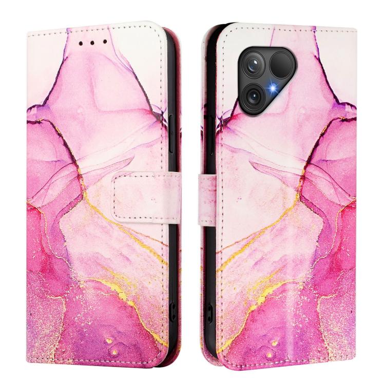 PT003 Marble Pattern Flip Leather Phone Case, For Fairphone 5