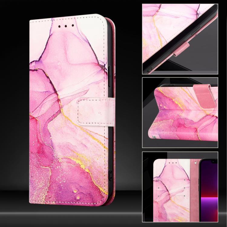 PT003 Marble Pattern Flip Leather Phone Case, For Fairphone 5