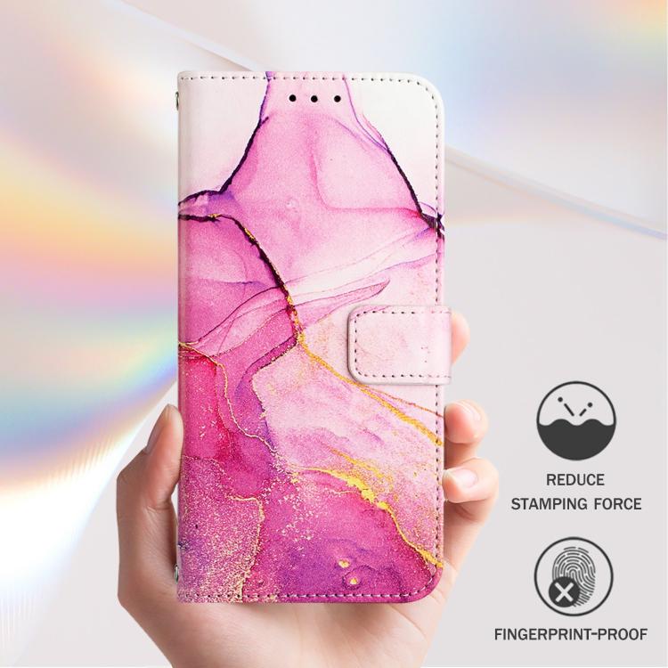 PT003 Marble Pattern Flip Leather Phone Case, For Fairphone 5