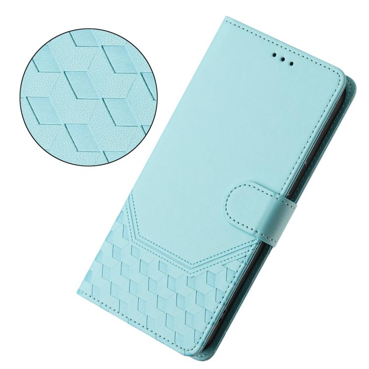 Honeycomb Embossing RFID Leather Phone Case, For Fairphone 5