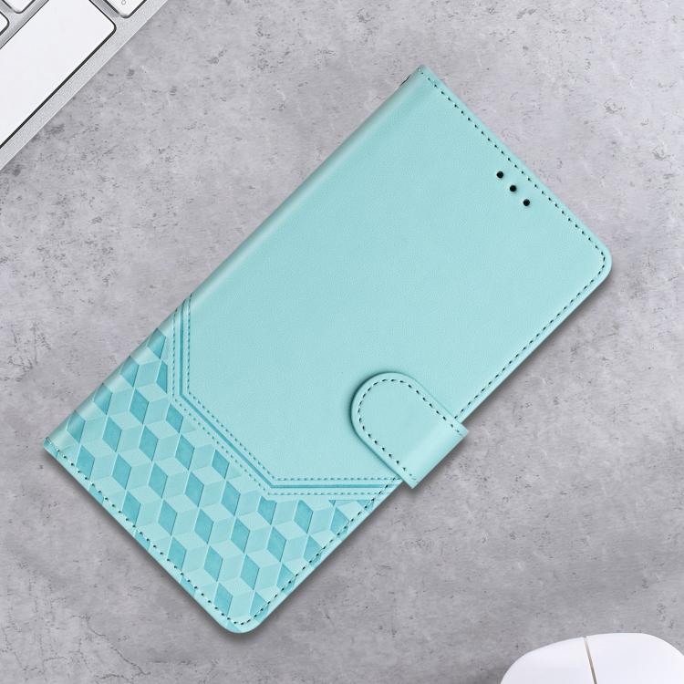 Honeycomb Embossing RFID Leather Phone Case, For Fairphone 5