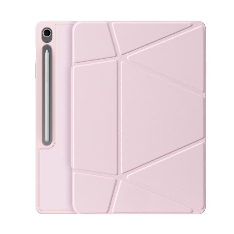 DUX DUCIS Vers Series PU + TPU Tablet Case, For Galaxy Tab S12 Ultra / S11 Ultra, For Samsung Galaxy Tab A11+ / A9+, For Samsung Galaxy Tab S10 Lite/S10 FE, For Samsung Galaxy Tab S11, For Samsung Galaxy Tab S10 FE+, For Samsung Galaxy Tab S10+ / S9+