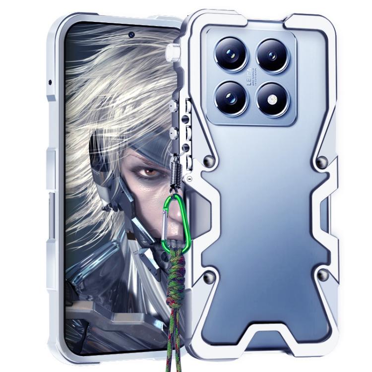 Trigger Design Hollow Metal Frame Phone Case with Lanyard, For Xiaomi 17 Max 5G, For Xiaomi 17T Pro 5G, For Xiaomi 17T 5G, For Xiaomi Poco X8 Pro Max 5G, For Xiaomi Poco X8 Pro 5G, For Xiaomi Poco M8 Pro 5G, For Xiaomi Poco M8 5G, For Xiaomi 17 Ultra  ...