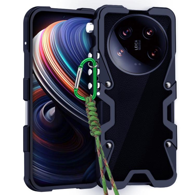 Trigger Design Hollow Metal Frame Phone Case with Lanyard, For Xiaomi 17 Max 5G, For Xiaomi 17T Pro 5G, For Xiaomi 17T 5G, For Xiaomi Poco X8 Pro Max 5G, For Xiaomi Poco X8 Pro 5G, For Xiaomi Poco M8 Pro 5G, For Xiaomi Poco M8 5G, For Xiaomi 17 Ultra  ...