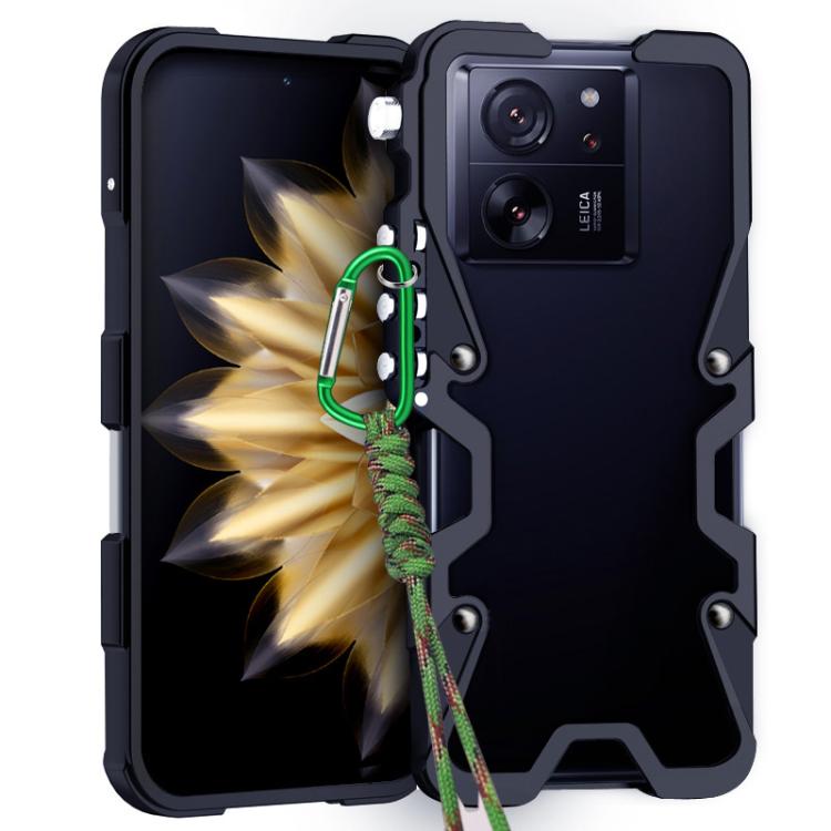 Trigger Design Hollow Metal Frame Phone Case with Lanyard, For Xiaomi 17 Max 5G, For Xiaomi 17T Pro 5G, For Xiaomi 17T 5G, For Xiaomi Poco X8 Pro Max 5G, For Xiaomi Poco X8 Pro 5G, For Xiaomi Poco M8 Pro 5G, For Xiaomi Poco M8 5G, For Xiaomi 17 Ultra  ...