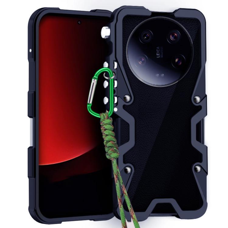 Trigger Design Hollow Metal Frame Phone Case with Lanyard, For Xiaomi 17 Max 5G, For Xiaomi 17T Pro 5G, For Xiaomi 17T 5G, For Xiaomi Poco X8 Pro Max 5G, For Xiaomi Poco X8 Pro 5G, For Xiaomi Poco M8 Pro 5G, For Xiaomi Poco M8 5G, For Xiaomi 17 Ultra  ...