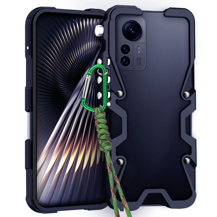 Trigger Design Hollow Metal Frame Phone Case with Lanyard, For Xiaomi 12T, For Xiaomi 12S Pro, For Xiaomi 12 Lite, For Xiaomi 12 Pro, For Xiaomi 11T Pro, For Xiaomi 11T, For Xiaomi Mi 11
