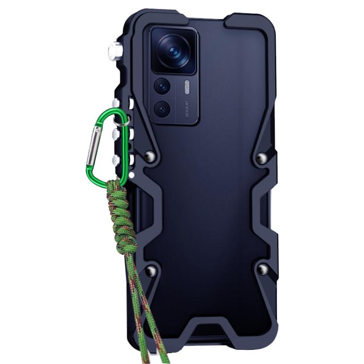 Trigger Design Hollow Metal Frame Phone Case with Lanyard, For Xiaomi 12T, For Xiaomi 12S Pro, For Xiaomi 12 Lite, For Xiaomi 12 Pro, For Xiaomi 11T Pro, For Xiaomi 11T, For Xiaomi Mi 11
