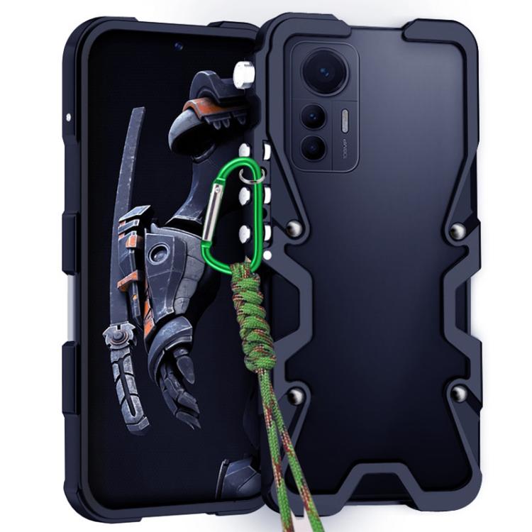 Trigger Design Hollow Metal Frame Phone Case with Lanyard, For Xiaomi 12T, For Xiaomi 12S Pro, For Xiaomi 12 Lite, For Xiaomi 12 Pro, For Xiaomi 11T Pro, For Xiaomi 11T, For Xiaomi Mi 11