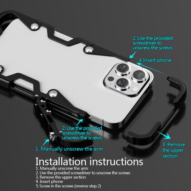 Trigger Design Hollow Metal Frame Phone Case with Lanyard, For Xiaomi 17 Max 5G, For Xiaomi 17T Pro 5G, For Xiaomi 17T 5G, For Xiaomi Poco X8 Pro Max 5G, For Xiaomi Poco X8 Pro 5G, For Xiaomi Poco M8 Pro 5G, For Xiaomi Poco M8 5G, For Xiaomi 17 Ultra  ...
