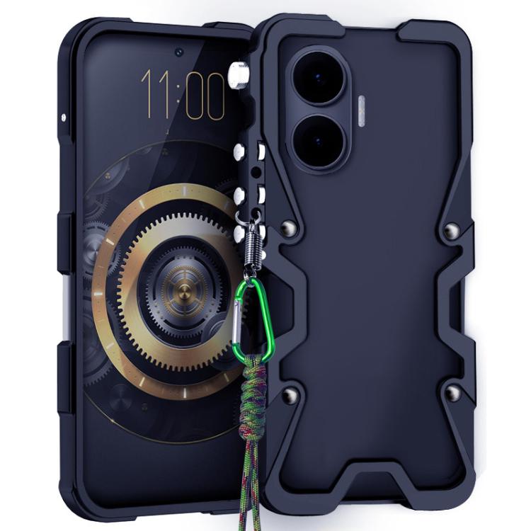 Trigger Design Hollow Metal Frame Phone Case with Lanyard, For Redmi K90 Pro Max / Poco F8 Ultra 5G, For Redmi K90 / Poco F8 Pro 5G, For Redmi Turbo 4 Pro, For Redmi Turbo 4, For Redmi K80 Pro, For Redmi K80, For Redmi K70 Ultra                        ...