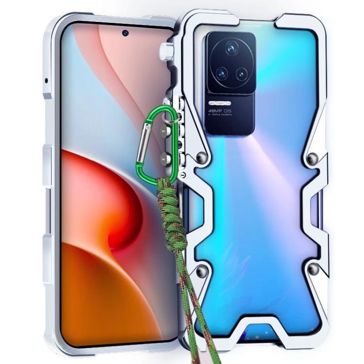 Trigger Design Hollow Metal Frame Phone Case with Lanyard, For Redmi K90 Pro Max / Poco F8 Ultra 5G, For Redmi K90 / Poco F8 Pro 5G, For Redmi Turbo 4 Pro, For Redmi Turbo 4, For Redmi K80 Pro, For Redmi K80, For Redmi K70 Ultra                        ...
