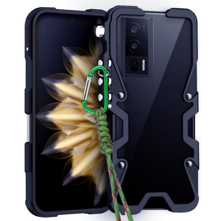 Trigger Design Hollow Metal Frame Phone Case with Lanyard, For Redmi K90 Pro Max / Poco F8 Ultra 5G, For Redmi K90 / Poco F8 Pro 5G, For Redmi Turbo 4 Pro, For Redmi Turbo 4, For Redmi K80 Pro, For Redmi K80, For Redmi K70 Ultra                        ...