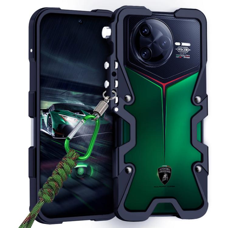 Trigger Design Hollow Metal Frame Phone Case with Lanyard, For Redmi K90 Pro Max / Poco F8 Ultra 5G, For Redmi K90 / Poco F8 Pro 5G, For Redmi Turbo 4 Pro, For Redmi Turbo 4, For Redmi K80 Pro, For Redmi K80, For Redmi K70 Ultra                        ...