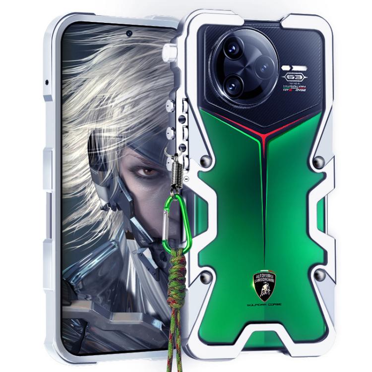 Trigger Design Hollow Metal Frame Phone Case with Lanyard, For Redmi K90 Pro Max / Poco F8 Ultra 5G, For Redmi K90 / Poco F8 Pro 5G, For Redmi Turbo 4 Pro, For Redmi Turbo 4, For Redmi K80 Pro, For Redmi K80, For Redmi K70 Ultra                        ...