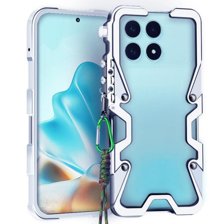 Trigger Design Hollow Metal Frame Phone Case with Lanyard, For Redmi K90 Pro Max / Poco F8 Ultra 5G, For Redmi K90 / Poco F8 Pro 5G, For Redmi Turbo 4 Pro, For Redmi Turbo 4, For Redmi K80 Pro, For Redmi K80, For Redmi K70 Ultra                        ...