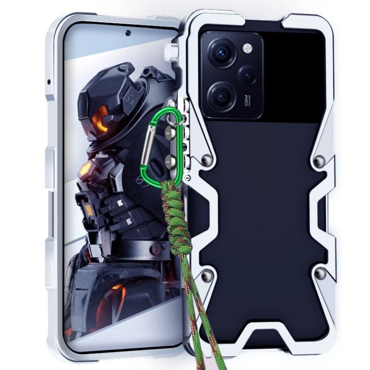 Trigger Design Hollow Metal Frame Phone Case with Lanyard, For Redmi Turbo 5 Max / Poco X8 Pro Max 5G, For Redmi Turbo 5 / Poco X8 Pro 5G, For Redmi Note 15 4G Global 164mm, For Redmi Note 15 Pro 4G Global 163.2mm, For Redmi Note 15 Pro+ 5G Global 163....