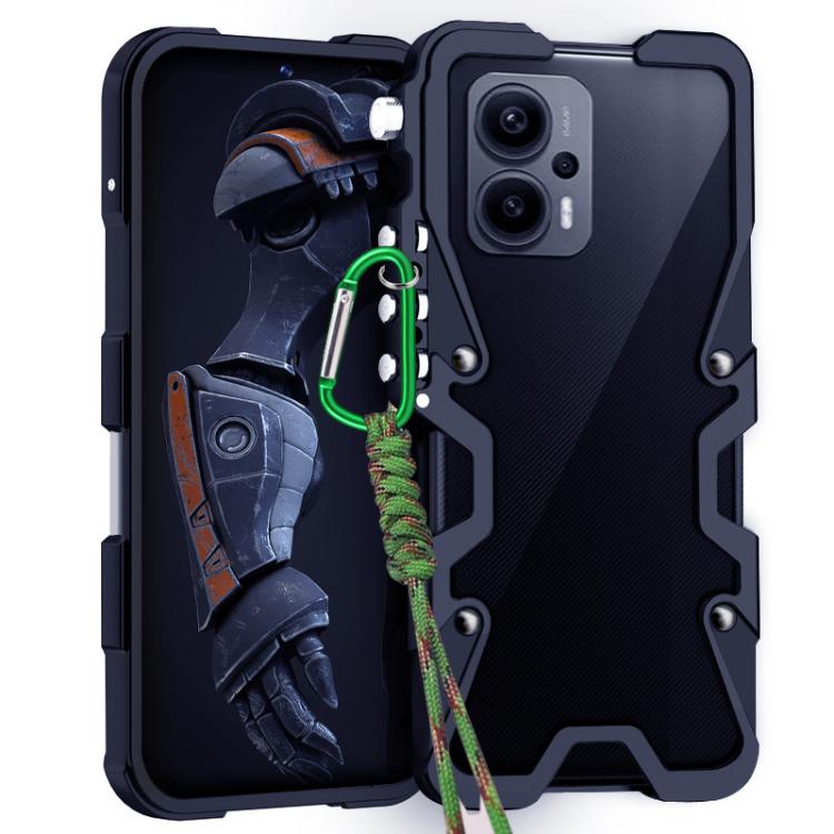 Trigger Design Hollow Metal Frame Phone Case with Lanyard, For Redmi Turbo 5 Max / Poco X8 Pro Max 5G, For Redmi Turbo 5 / Poco X8 Pro 5G, For Redmi Note 15 4G Global 164mm, For Redmi Note 15 Pro 4G Global 163.2mm, For Redmi Note 15 Pro+ 5G Global 163....
