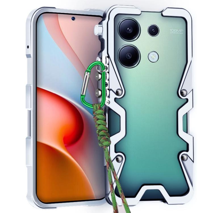 Trigger Design Hollow Metal Frame Phone Case with Lanyard, For Redmi Turbo 5 Max / Poco X8 Pro Max 5G, For Redmi Turbo 5 / Poco X8 Pro 5G, For Redmi Note 15 4G Global 164mm, For Redmi Note 15 Pro 4G Global 163.2mm, For Redmi Note 15 Pro+ 5G Global 163....