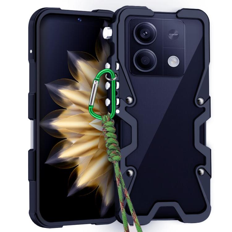 Trigger Design Hollow Metal Frame Phone Case with Lanyard, For Redmi Turbo 5 Max / Poco X8 Pro Max 5G, For Redmi Turbo 5 / Poco X8 Pro 5G, For Redmi Note 15 4G Global 164mm, For Redmi Note 15 Pro 4G Global 163.2mm, For Redmi Note 15 Pro+ 5G Global 163....